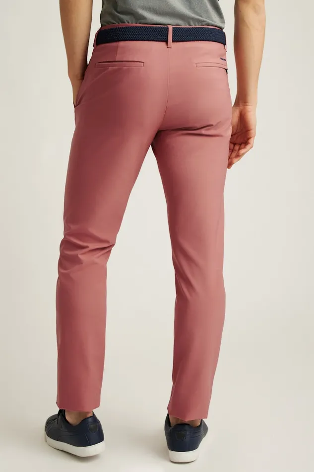 Men Bonobos Joggers and Athleisure Performance Link Golf Pants Withered Rose