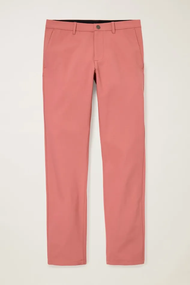 Men Bonobos Joggers and Athleisure Performance Link Golf Pants Withered Rose