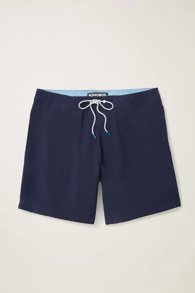 Men Bonobos Swim Trunks Riviera Recycled Swim Trunks Maritime Blue