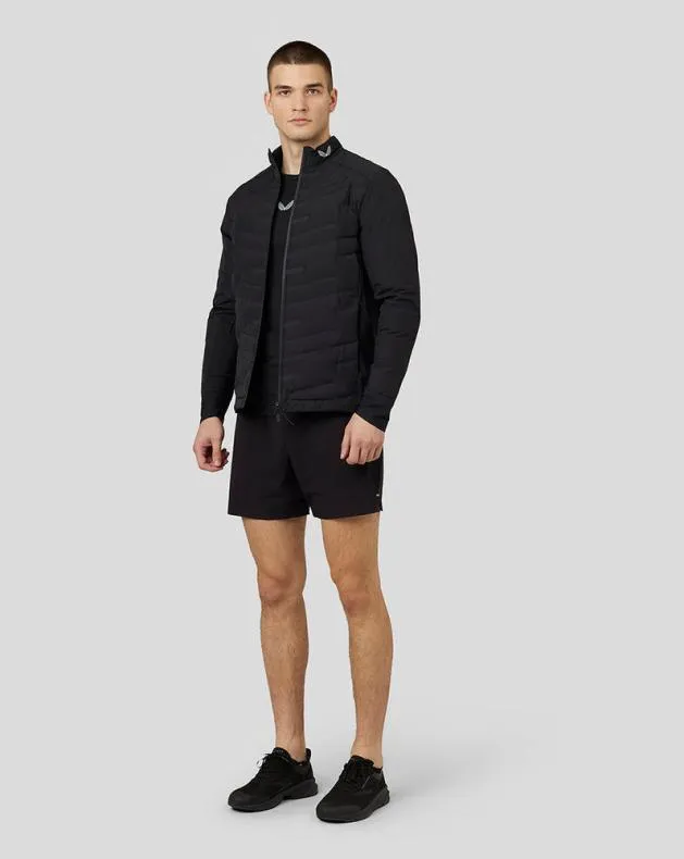 Men Castore Jackets Zone Hybrid Jacket 8211 Black