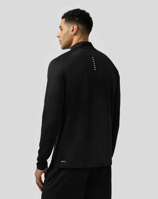 Men Castore Tops Adapt Quarter Zip Top 8211 Black