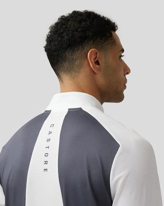 Men Castore Tops Apex Aeromesh Quarter Zip 8211 White
