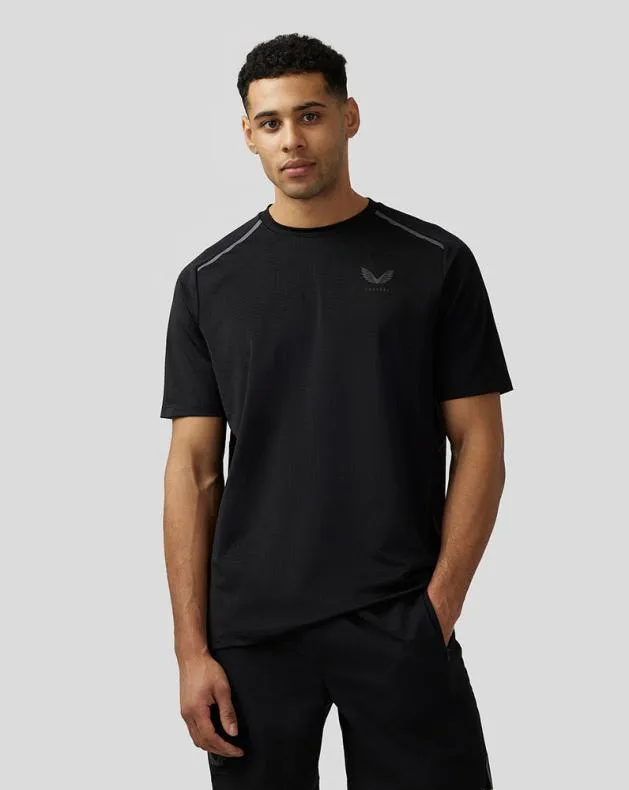 Men Castore Tops Apex Aeromesh TShirt 8211 Black