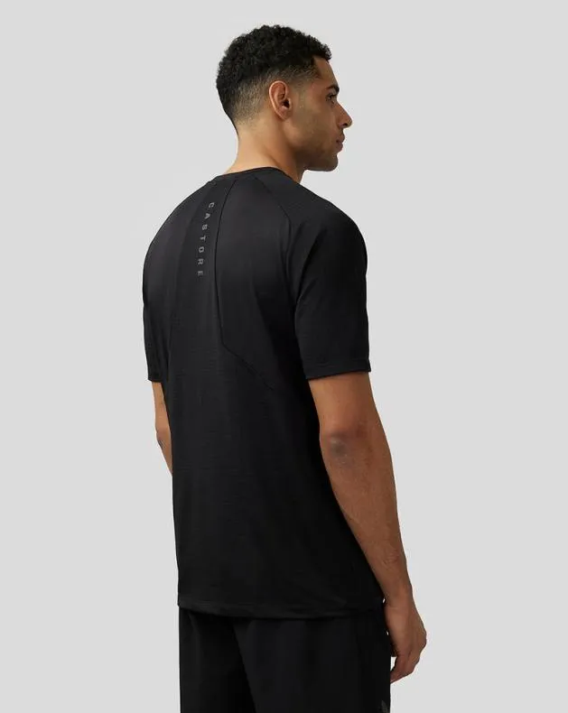 Men Castore Tops Apex Aeromesh TShirt 8211 Black