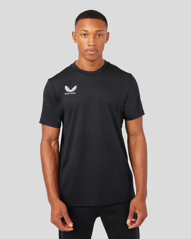 Men Castore Tops Black Short Sleeve Core Training Tee