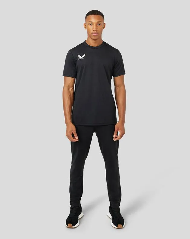 Men Castore Tops Black Short Sleeve Core Training Tee