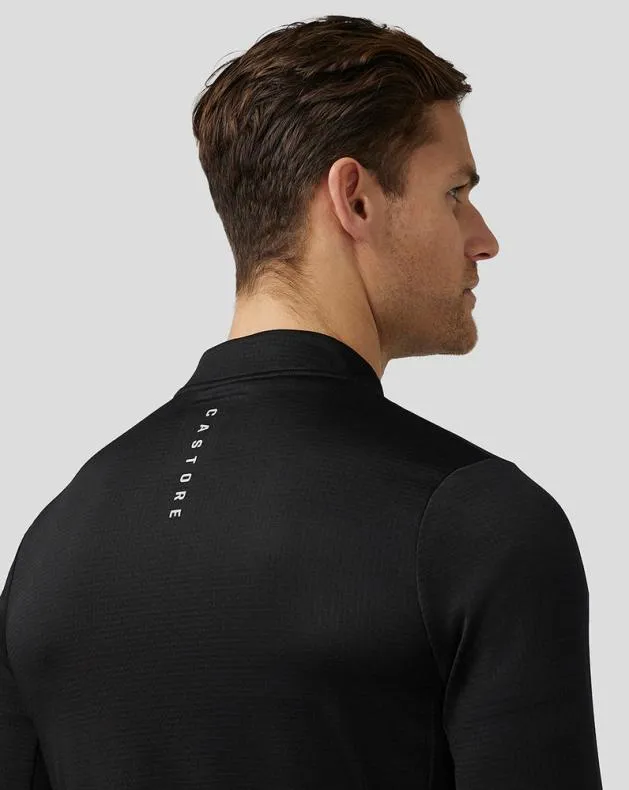 Men Castore Tops Golf Pinnacle Tech Half Zip Top 8211 Black