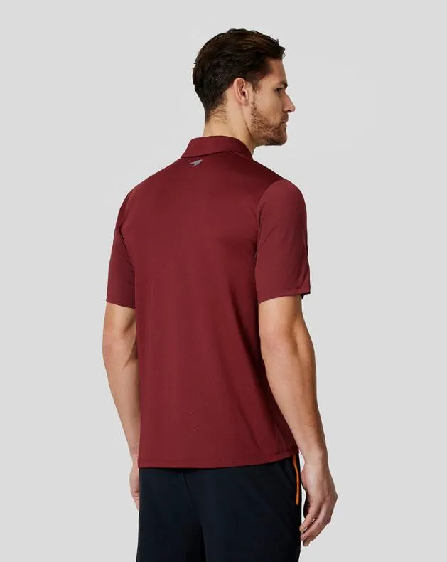 Men Castore Tops McLaren Performance Polo Shirt 8211 Port