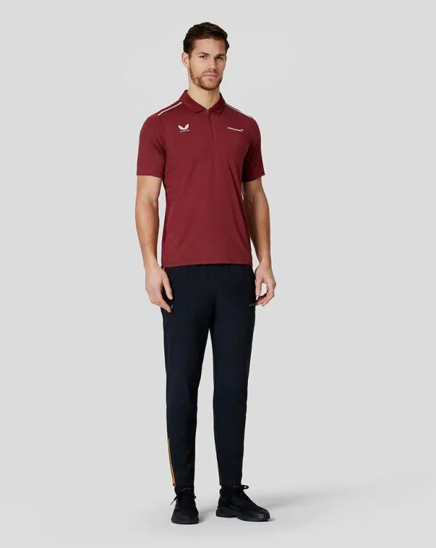 Men Castore Tops McLaren Performance Polo Shirt 8211 Port