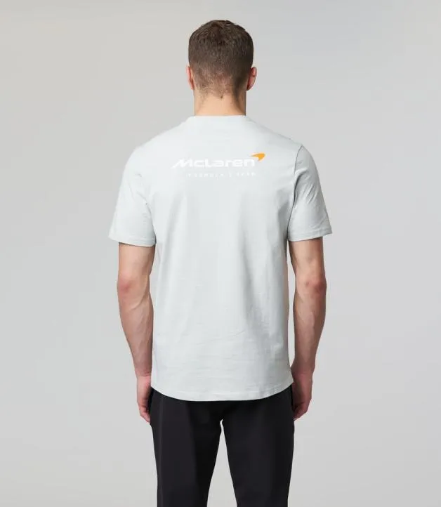 Men Castore Tops Storm Grey McLaren Team Core Essentials Tee
