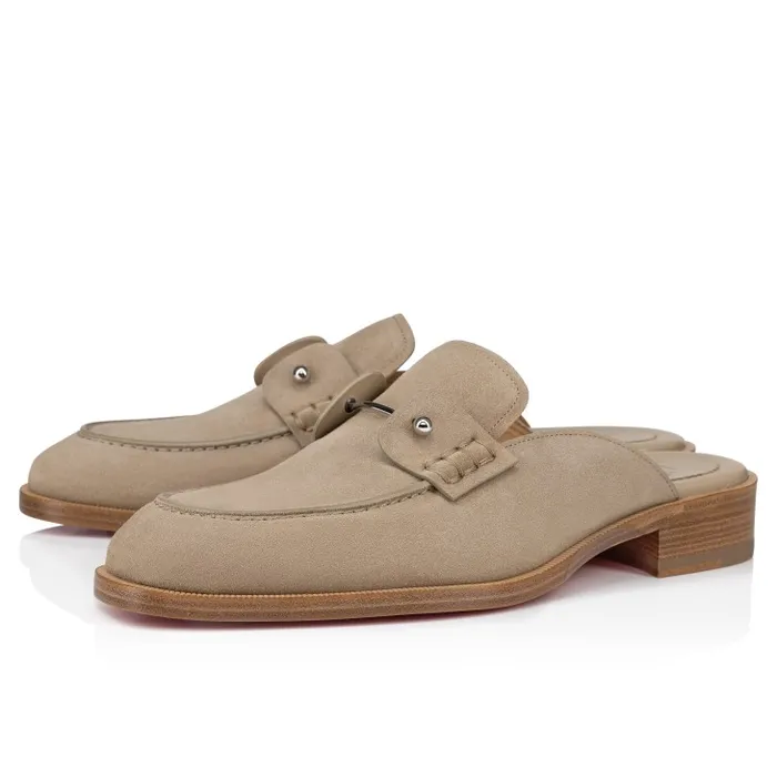 Men Chambeluss Mules 8211 Calf Leather 8211 Saharienne Christian Louboutin Loafers and Moccasins