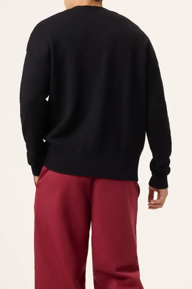 Men Coats and Jackets Fila Baseline Cardigan 001 Black