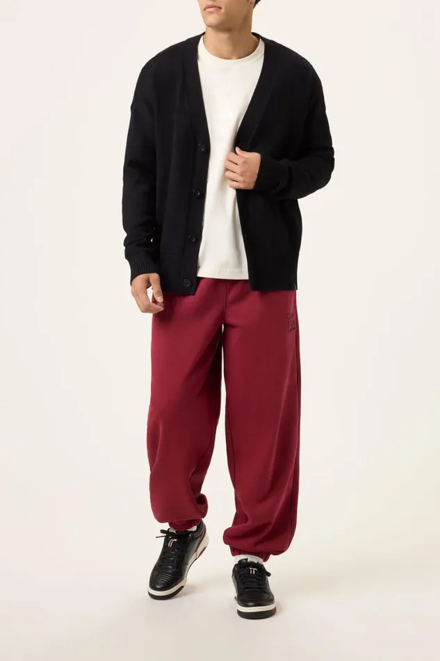 Men Coats and Jackets Fila Baseline Cardigan 001 Black