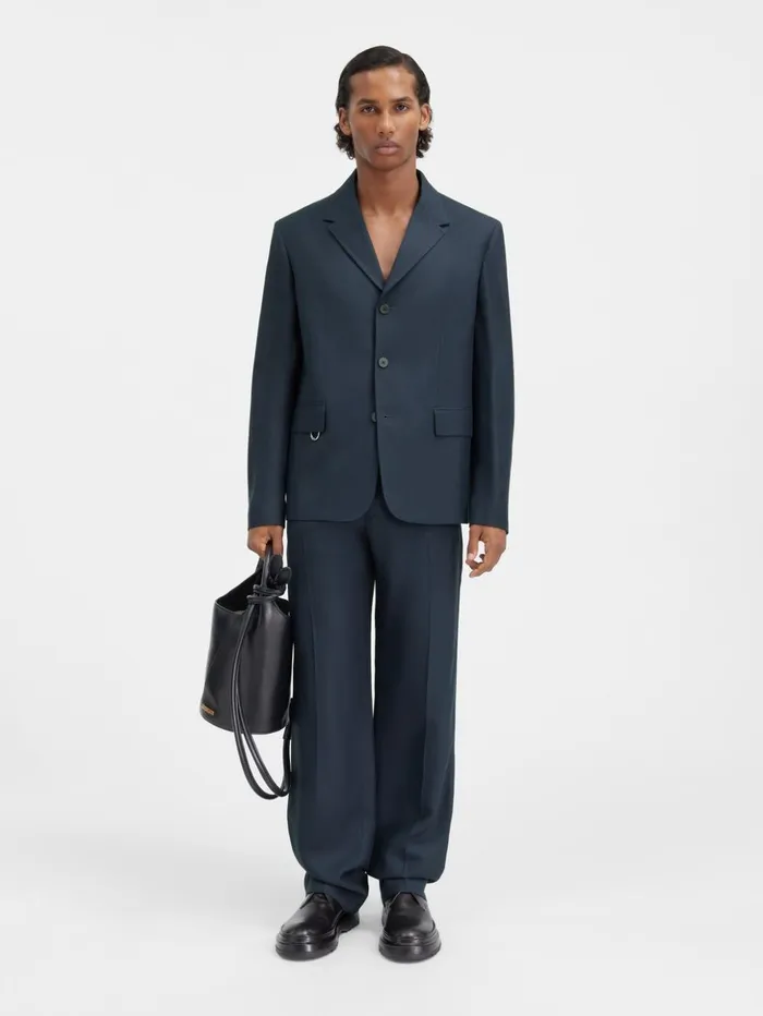 Men Coats and Jackets JACQUEMUS The Cabri Jacket Dark Navy