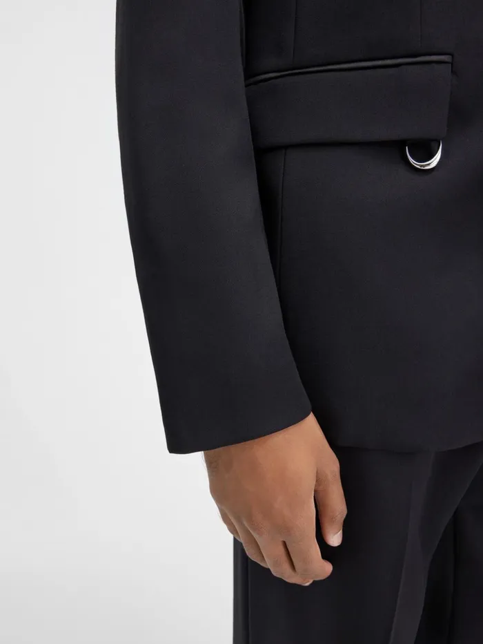 Men Coats and Jackets JACQUEMUS The Melo Tuxedo Jacket Black Men Coats and Jackets JACQUEMUS The Melo Tuxedo Jacket Black