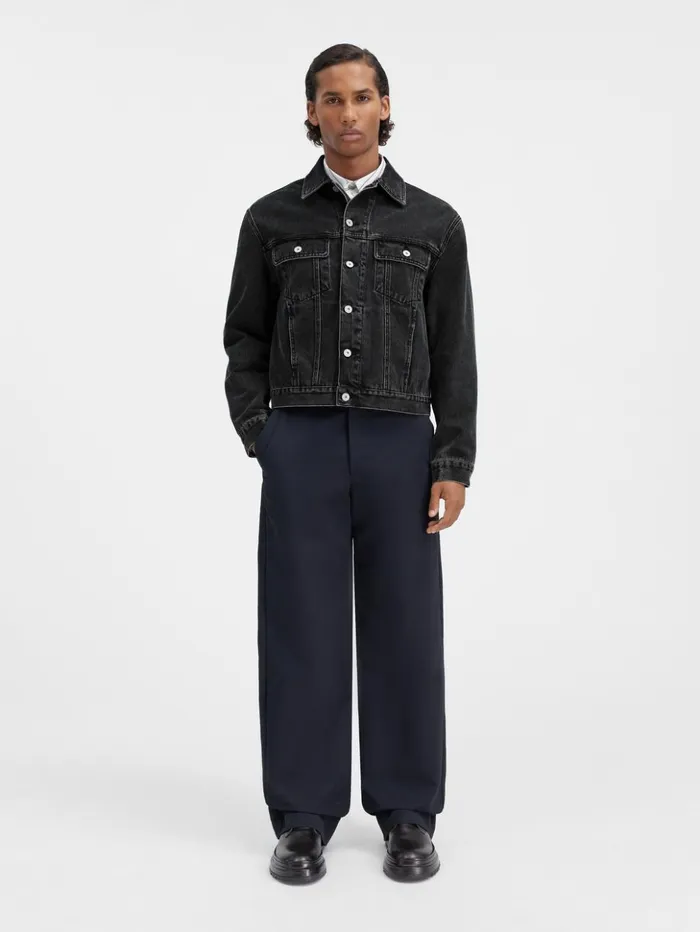 Men Denim JACQUEMUS The Denim DeNmes Jacket Black
