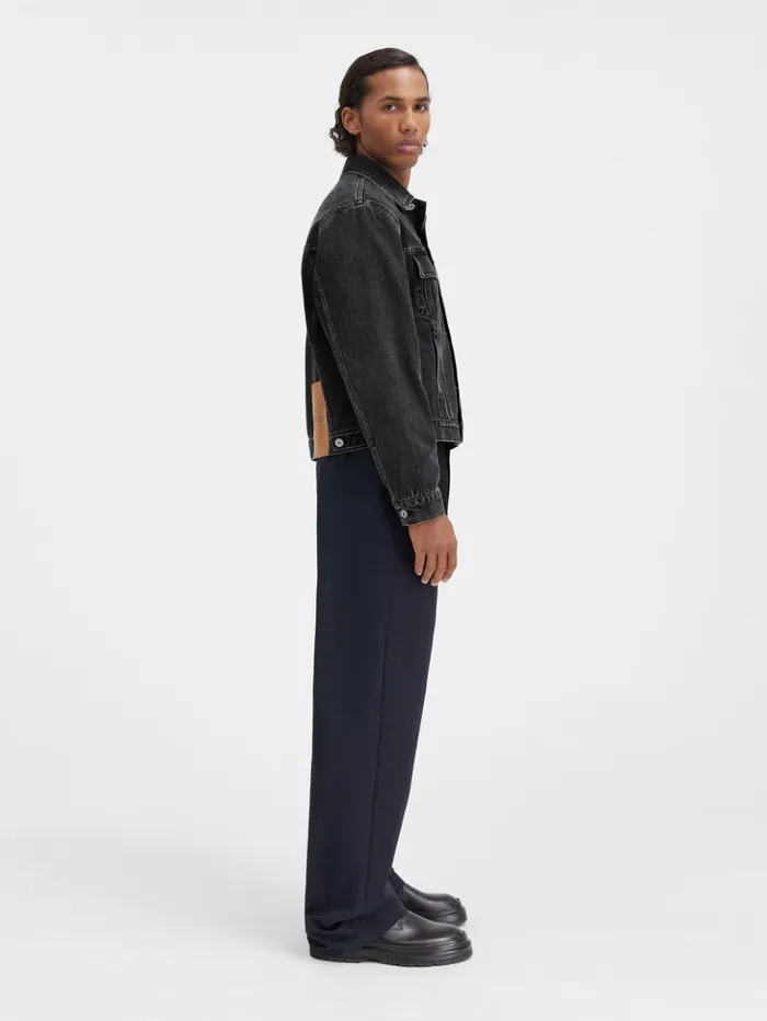Men Denim JACQUEMUS The Denim DeNmes Jacket Black Men Denim JACQUEMUS The Denim DeNmes Jacket Black