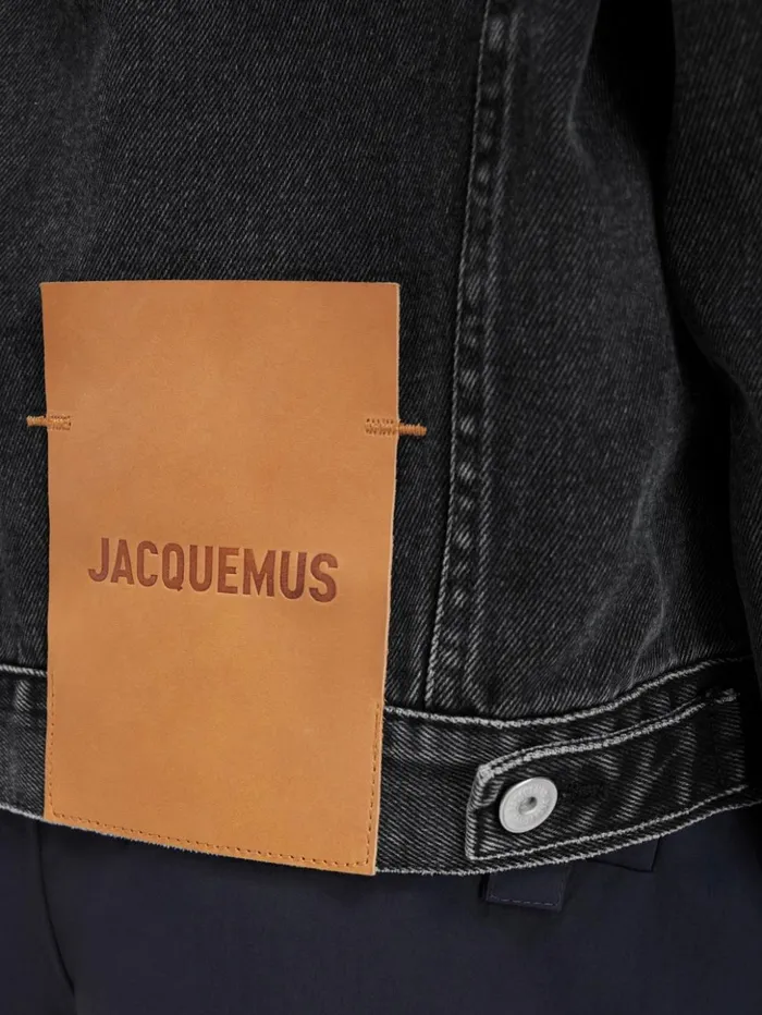 Men Denim JACQUEMUS The Denim DeNmes Jacket Black Men Denim JACQUEMUS The Denim DeNmes Jacket Black