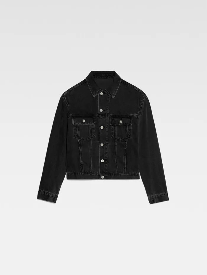 Men Denim JACQUEMUS The Denim DeNmes Jacket Black Men Denim JACQUEMUS The Denim DeNmes Jacket Black