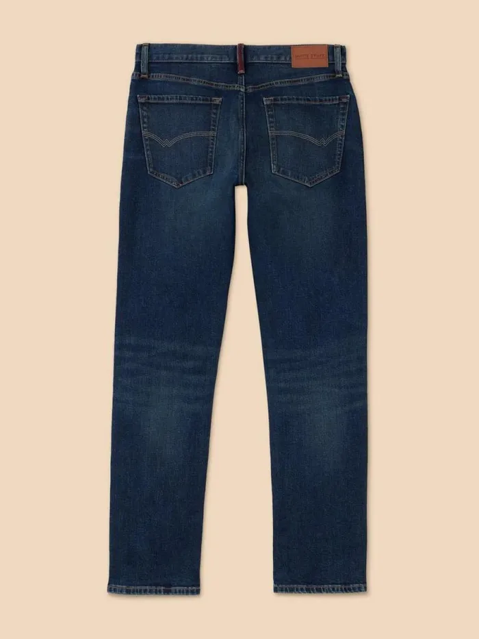 Men Eastwood Straight Jean Dark Blue White Stuff Jeans Men Eastwood Straight Jean Dark Blue White Stuff Jeans