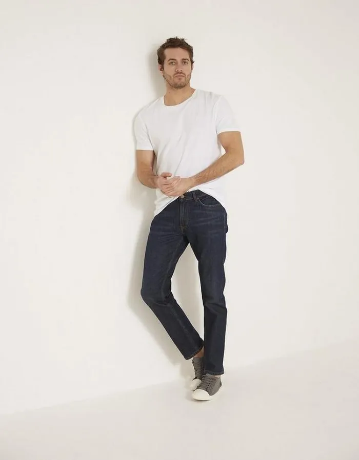 Men FatFace Jeans Slim Dark Vintage Wash Jeans Denim