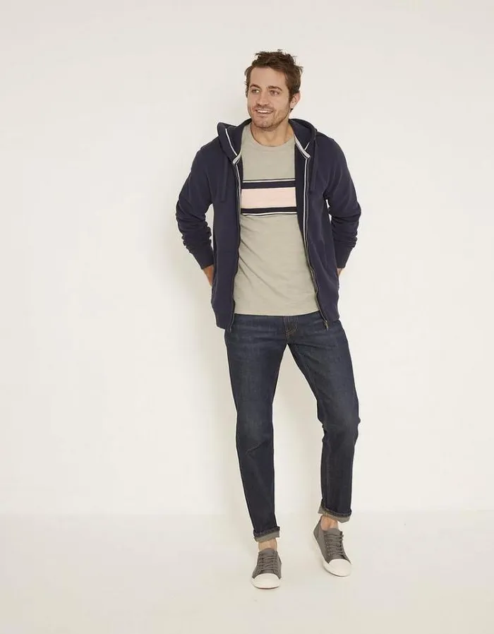 Men FatFace Jeans Slim Dark Vintage Wash Jeans Denim