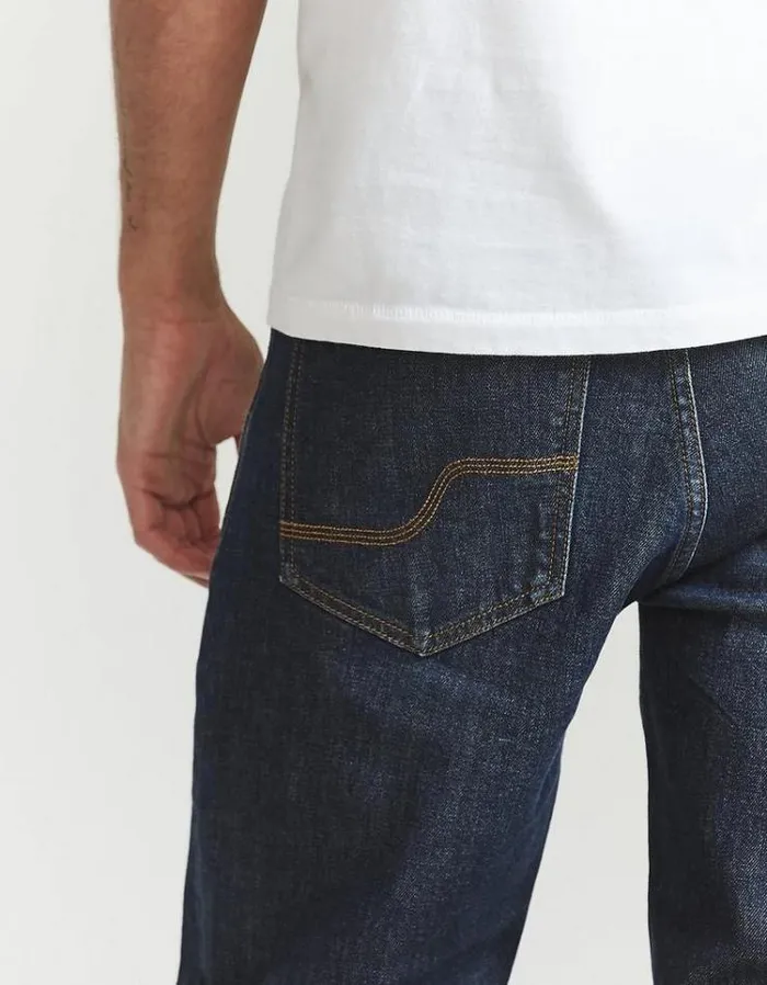 Men FatFace Jeans Slim Dark Vintage Wash Jeans Denim
