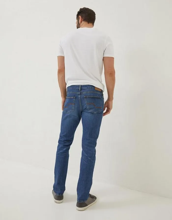 Men FatFace Jeans Slim Mid Wash Jeans Denim