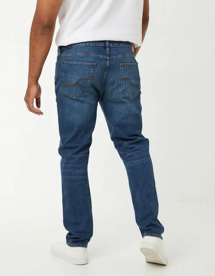 Men FatFace Jeans Slim Mid Wash Jeans Denim