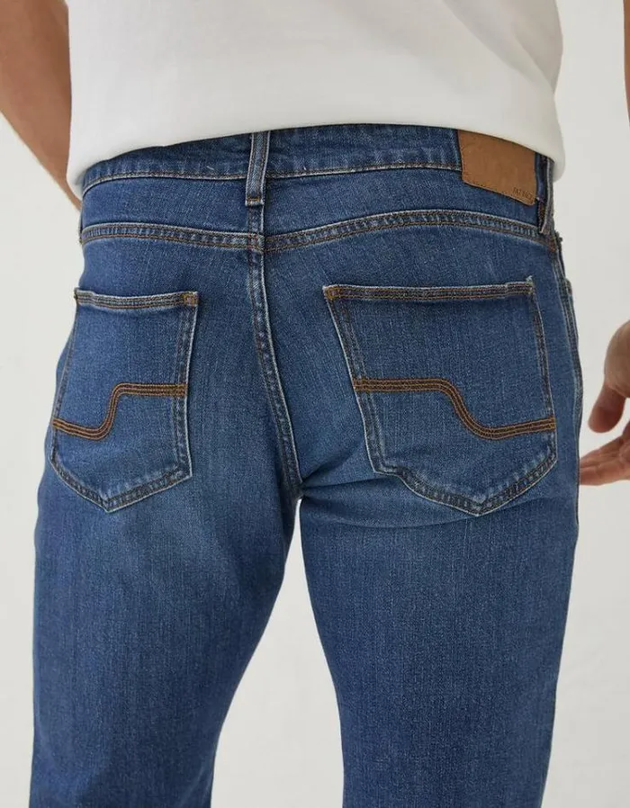 Men FatFace Jeans Slim Mid Wash Jeans Denim