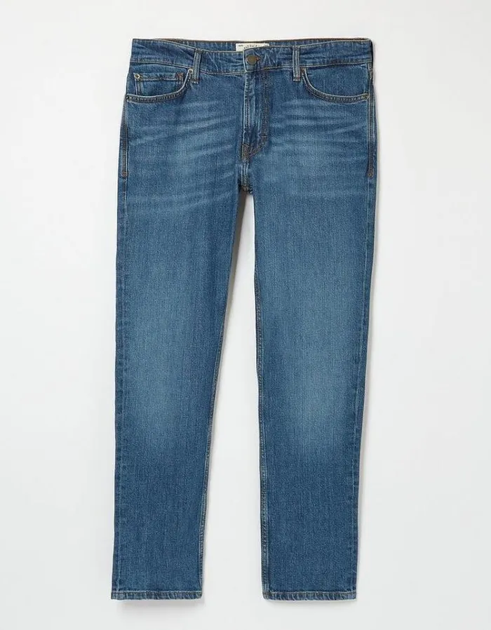 Men FatFace Jeans Slim Stone Wash Jeans Denim