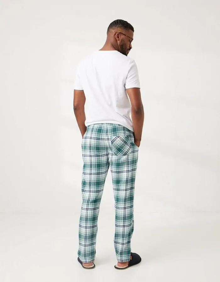 Men FatFace Men039s Sale Nailsea Checked PJ Bottoms Grass Green