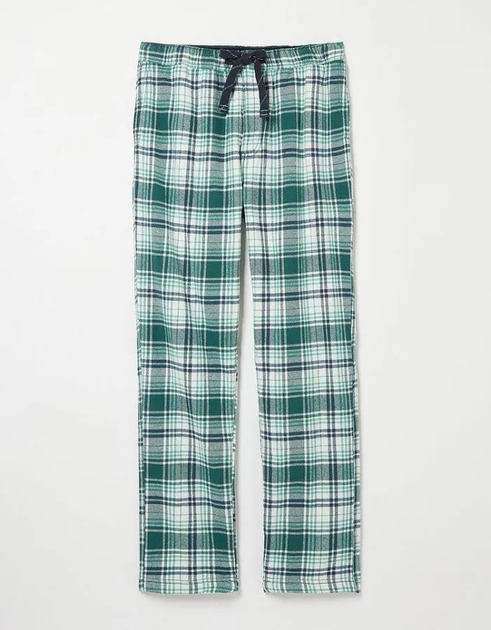 Men FatFace Men039s Sale Nailsea Checked PJ Bottoms Grass Green