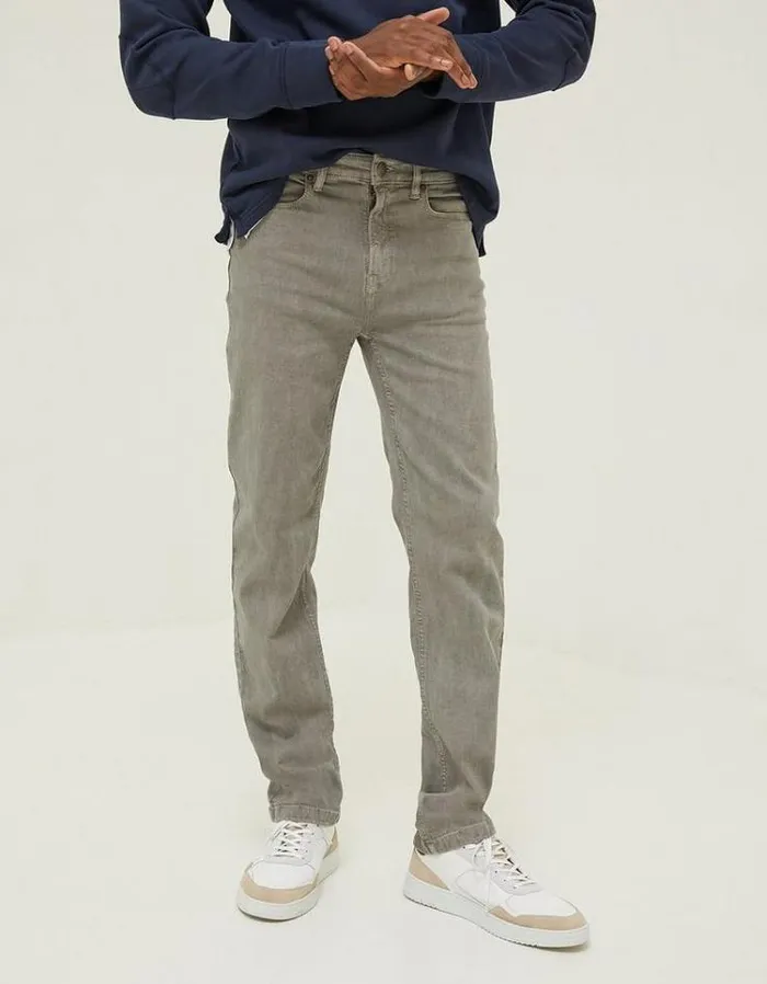 Men FatFace Men039s Sale Slim 5 Pocket Jeans Light Grey