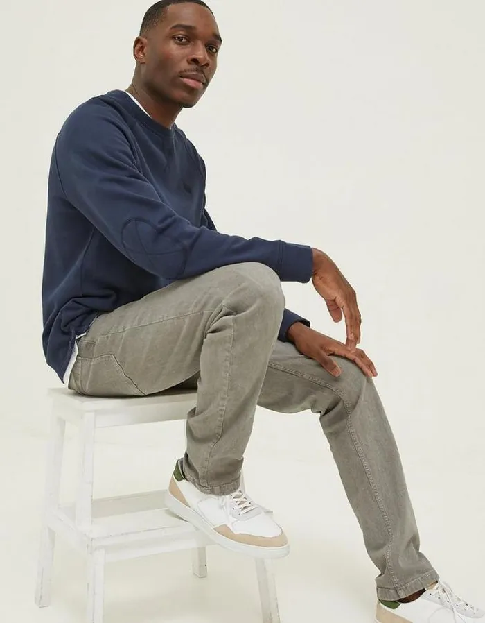 Men FatFace Men039s Sale Slim 5 Pocket Jeans Light Grey