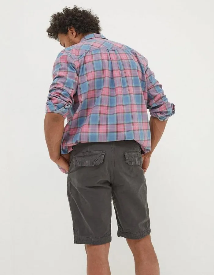 Men FatFace Shorts Cove Chino Shorts Dark Grey