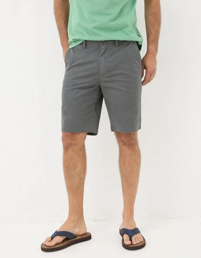 Men FatFace Shorts Mawes Chino Shorts Dark Grey