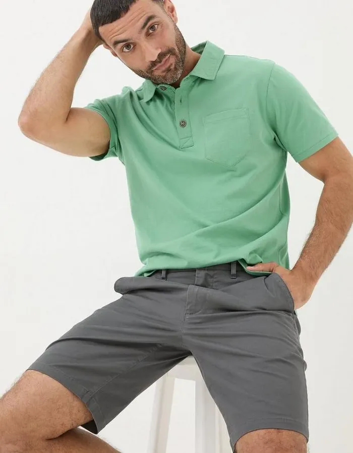 Men FatFace Shorts Mawes Chino Shorts Dark Grey