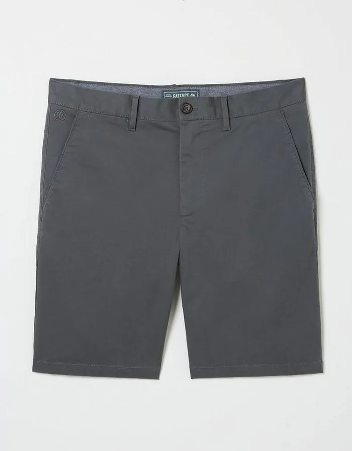 Men FatFace Shorts Mawes Chino Shorts Dark Grey