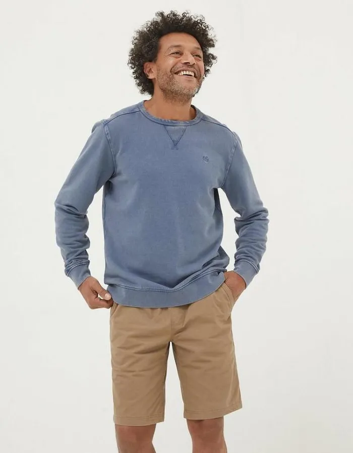 Men FatFace Shorts Seaton Pull On Shorts Tan