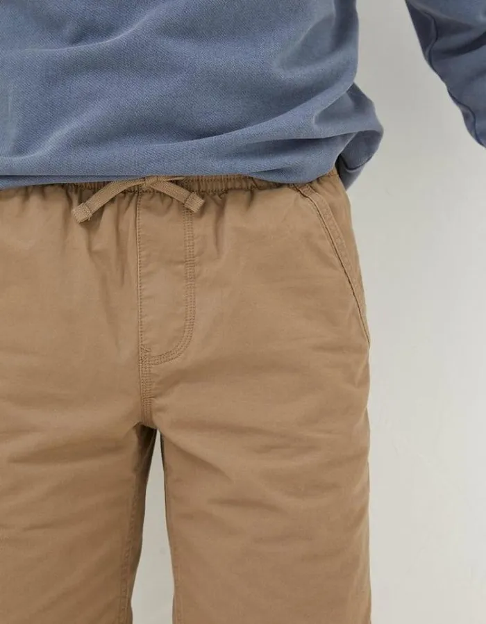 Men FatFace Shorts Seaton Pull On Shorts Tan