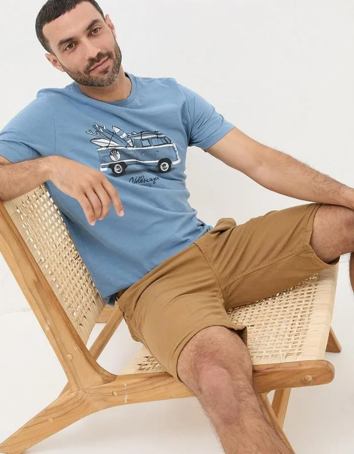 Men FatFace Shorts Stow Chino Shorts Tan
