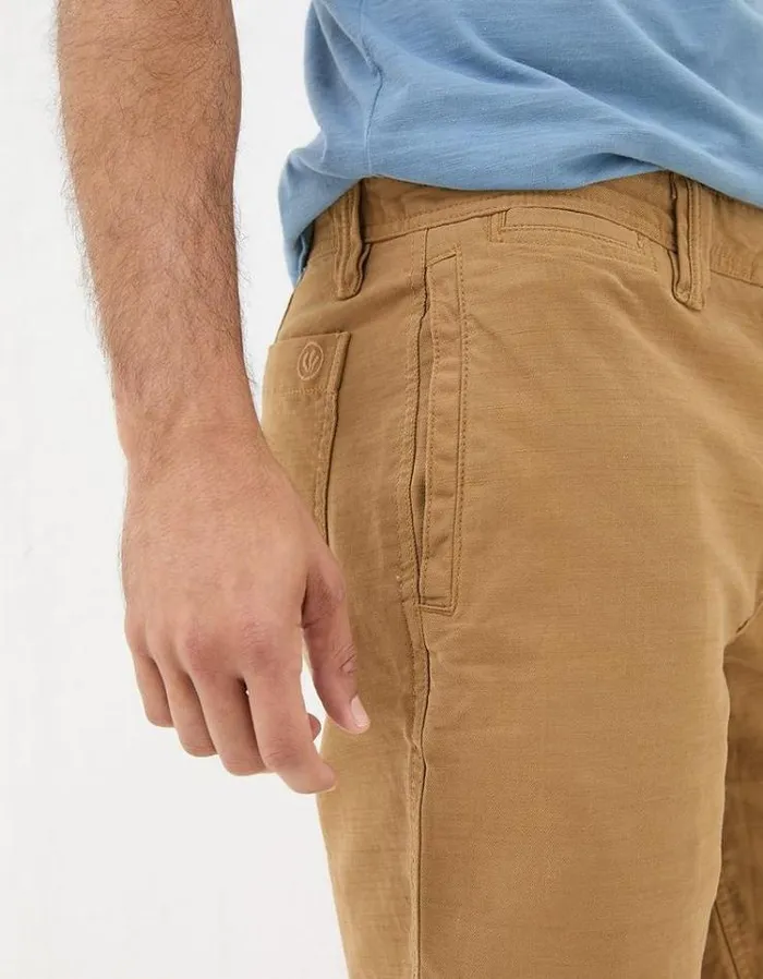 Men FatFace Shorts Stow Chino Shorts Tan