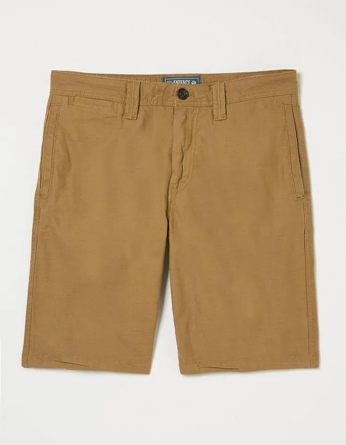 Men FatFace Shorts Stow Chino Shorts Tan