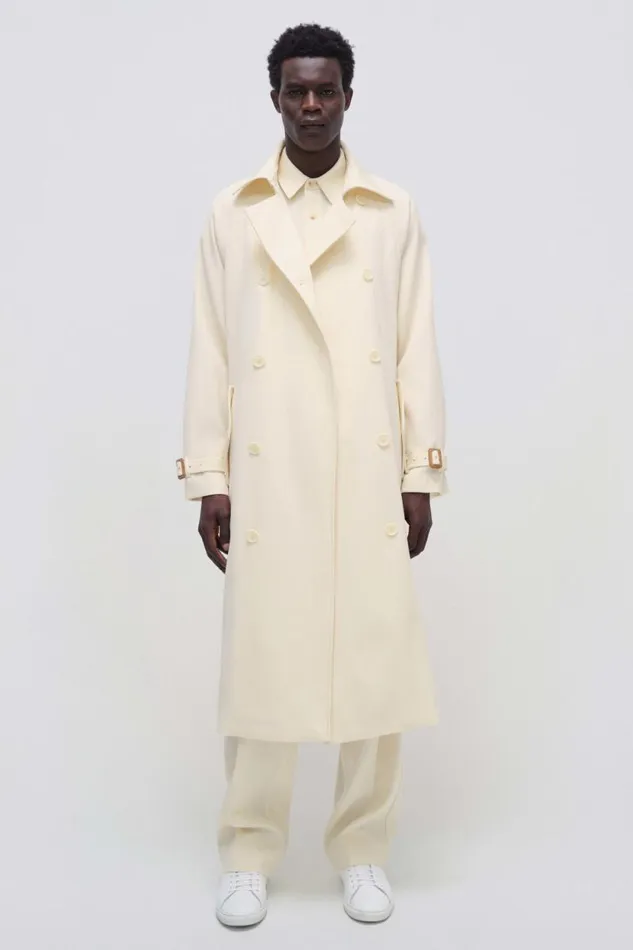 Men Jackets and Coats Jonathan Simkhai Clive Trench Beige Clive Trench Coat
