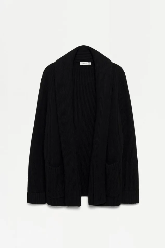 Men Knitwear Jonathan Simkhai Nicolai Cardigan Black Shawl Collar Cardigan Men Knitwear Jonathan Simkhai Nicolai Cardigan Black Shawl Collar Cardigan