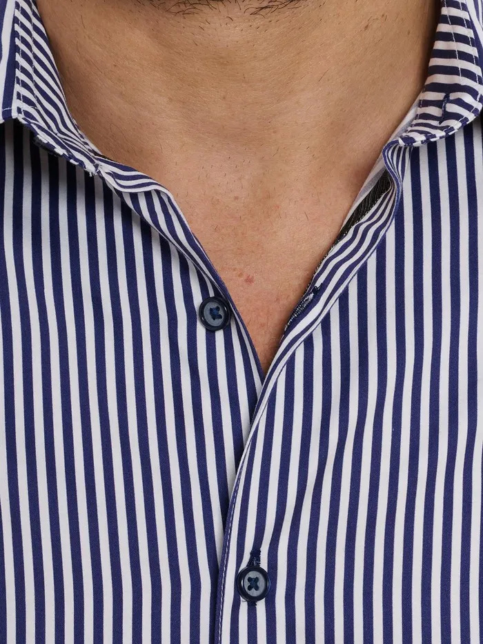 Men Long Sleeve Button Down Shirts Robert Graham CHICANE LONG SLEEVE BUTTON DOWN SHIRT White
