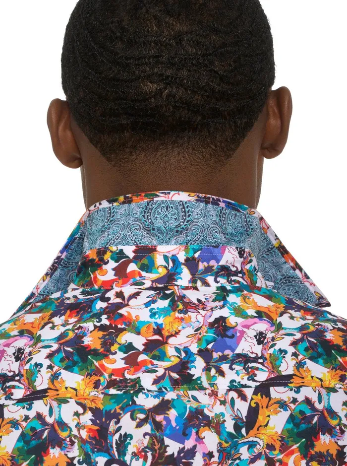 Men Long Sleeve Button Down Shirts Robert Graham COMO LONG SLEEVE BUTTON DOWN SHIRT Multi