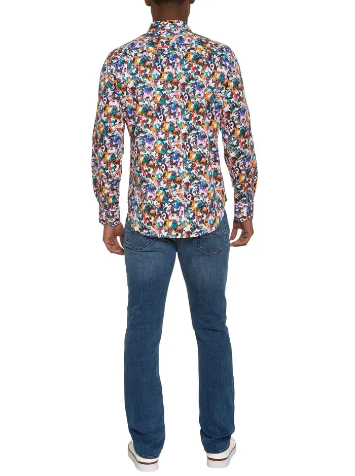Men Long Sleeve Button Down Shirts Robert Graham COMO LONG SLEEVE BUTTON DOWN SHIRT Multi