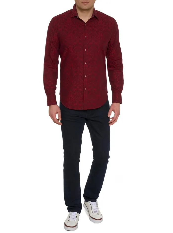 Men Long Sleeve Button Down Shirts Robert Graham HIGHLAND 3 LONG SLEEVE BUTTON DOWN SHIRT Turquoise
